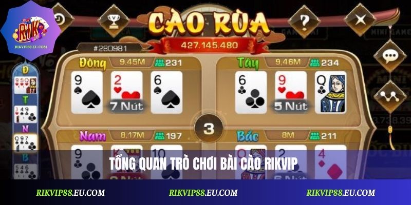 Tổng quan trò chơi bài cào Rikvip